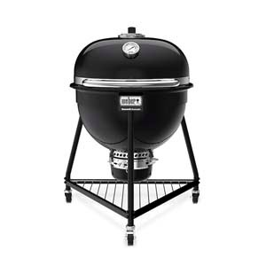 Barbacoa de carbón Weber Summit Kamado de doble pared.