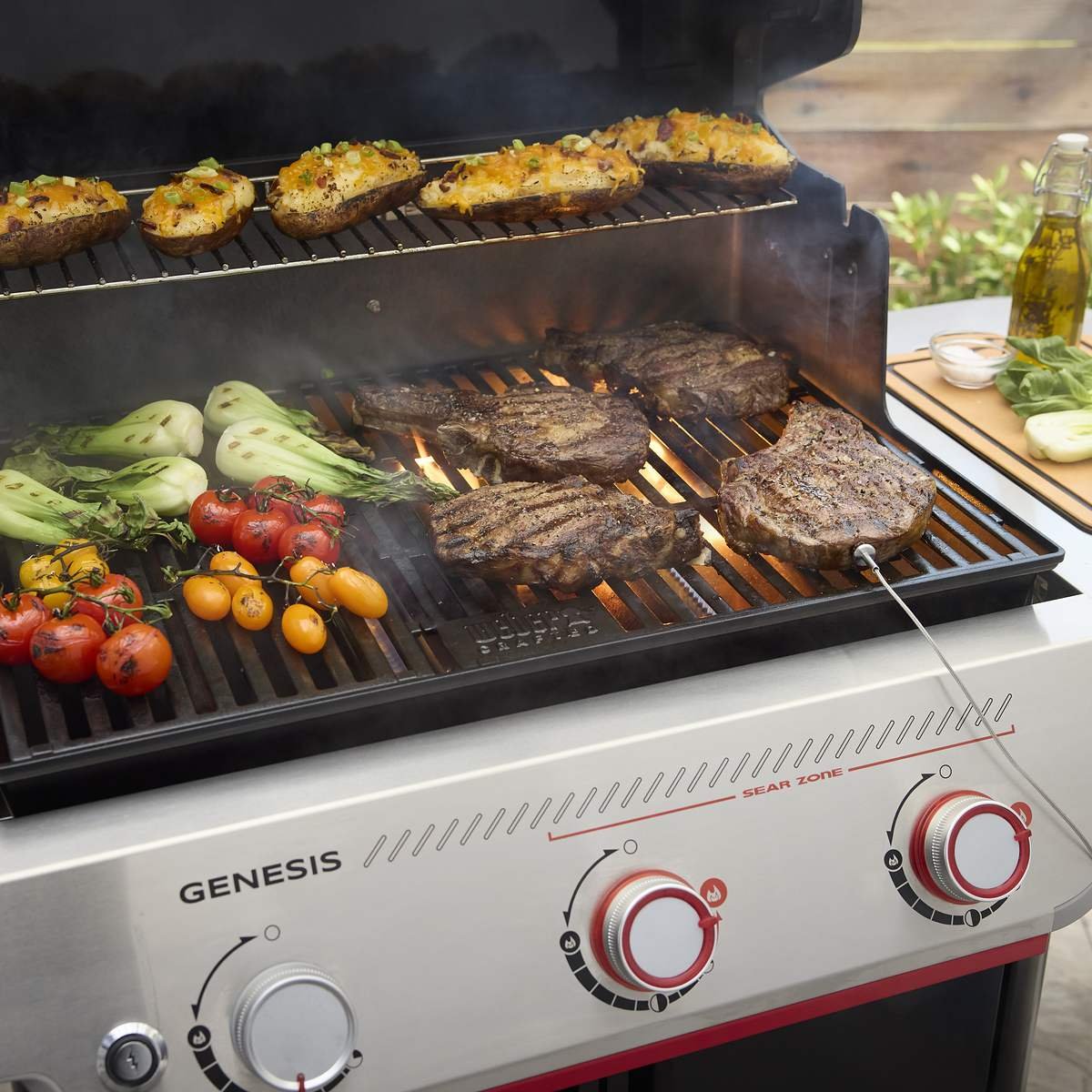 Genesis® EX-325 WEBER WORKS - BARBACOA DE GAS INTELIGENTE – imagen 4