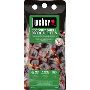 Briquetas de cáscara de coco - Saco de 2 kg Weber - imagen principal