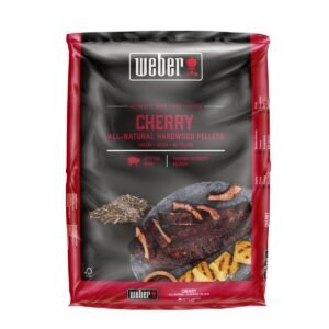 Pellets De Madera Naturales – Cerezo, 8Kg Weber - imagen principal