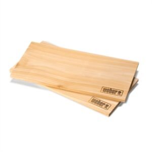 Tablas grandes de cedro rojo para ahumar - 2 unidades Weber - imagen principal